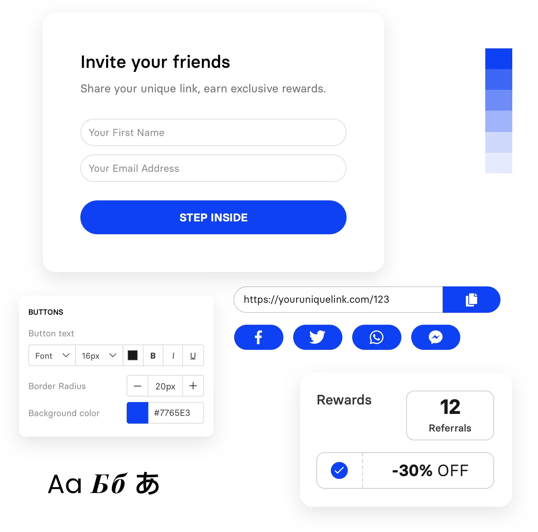 Affiliates Customization