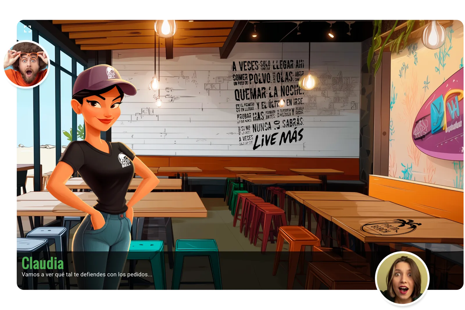 Ejemplo visual de simulación aplicada a restauración