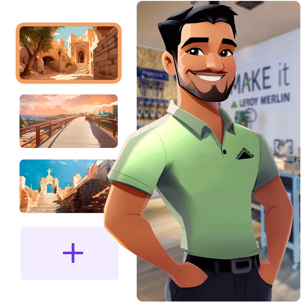 Experiencia de gamificación empresarial con misiones y progreso visual
